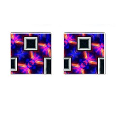 Box Abstract Frame Square Cufflinks (square) by Pakrebo