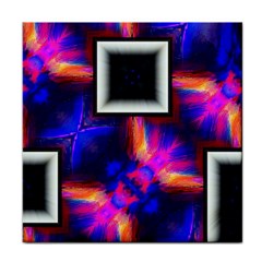 Box Abstract Frame Square Face Towel