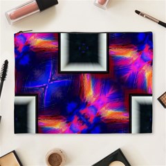 Box Abstract Frame Square Cosmetic Bag (xl) by Pakrebo