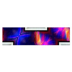 Box Abstract Frame Square Satin Scarf (oblong) by Pakrebo