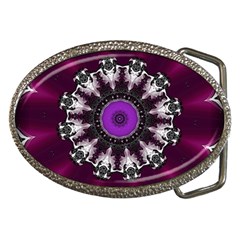 Kaleidoscope Round Circle Geometry Belt Buckles by Pakrebo