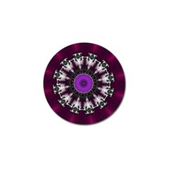 Kaleidoscope Round Circle Geometry Golf Ball Marker (4 Pack) by Pakrebo