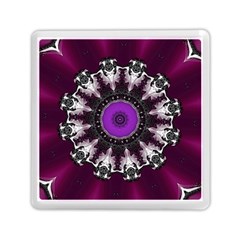 Kaleidoscope Round Circle Geometry Memory Card Reader (square) by Pakrebo