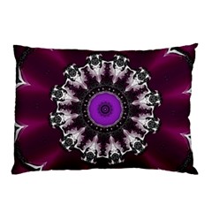 Kaleidoscope Round Circle Geometry Pillow Case (two Sides) by Pakrebo