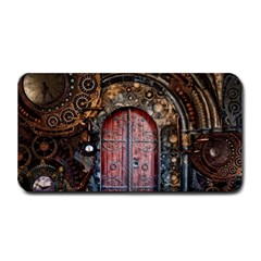 Steampunk Gears Pipes Brass Door Medium Bar Mats by Pakrebo