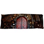 Steampunk Gears Pipes Brass Door Body Pillow Case Dakimakura (Two Sides) Front