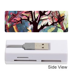 Tree Moon Night Sky Landscape Memory Card Reader (stick) by Pakrebo