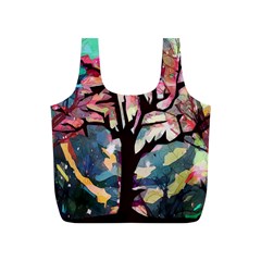 Tree Moon Night Sky Landscape Full Print Recycle Bag (s) by Pakrebo