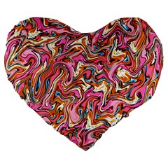 Ml 97 Large 19  Premium Heart Shape Cushions by ArtworkByPatrick