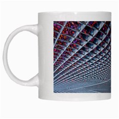 Metal Sci Fi Fantasy Background White Mugs by Pakrebo