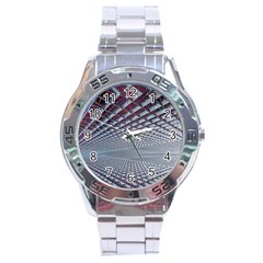 Metal Sci Fi Fantasy Background Stainless Steel Analogue Watch by Pakrebo