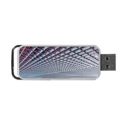 Metal Sci Fi Fantasy Background Portable Usb Flash (one Side) by Pakrebo