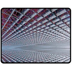 Metal Sci Fi Fantasy Background Double Sided Fleece Blanket (medium) 