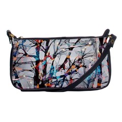 Forest Abstract Artwork Colorful Shoulder Clutch Bag by Pakrebo