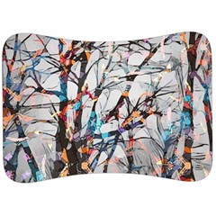 Forest Abstract Artwork Colorful Velour Seat Head Rest Cushion