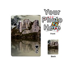 Sea Fortress Lake Reflection Sky Playing Cards 54 (mini)