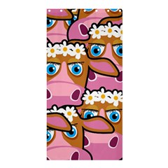 Pink Cows Shower Curtain 36  X 72  (stall) 