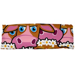 PINK COWS Body Pillow Case Dakimakura (Two Sides)