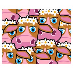 PINK COWS Double Sided Flano Blanket (Medium) 