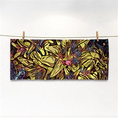 Lilies Abstract Flowers Nature Hand Towel by Pakrebo