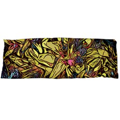 Lilies Abstract Flowers Nature Body Pillow Case (dakimakura) by Pakrebo