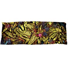 Lilies Abstract Flowers Nature Body Pillow Case Dakimakura (two Sides) by Pakrebo