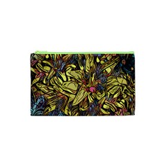 Lilies Abstract Flowers Nature Cosmetic Bag (xs) by Pakrebo