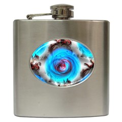 Abstract Kaleidoscope Pattern Hip Flask (6 Oz) by Pakrebo