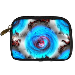 Abstract Kaleidoscope Pattern Digital Camera Leather Case