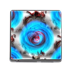 Abstract Kaleidoscope Pattern Memory Card Reader (Square 5 Slot)