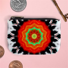 Abstract Kaleidoscope Colored Mini Coin Purse by Pakrebo