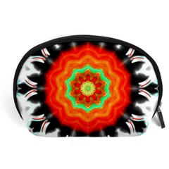 Abstract Kaleidoscope Colored Accessory Pouch (large) by Pakrebo