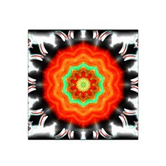 Abstract Kaleidoscope Colored Satin Bandana Scarf