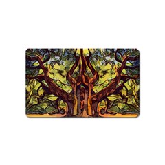 Tree Monster Maestro Landscape Magnet (name Card) by Pakrebo