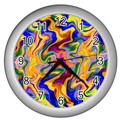 Ml-99 Wall Clock (silver) by ArtworkByPatrick