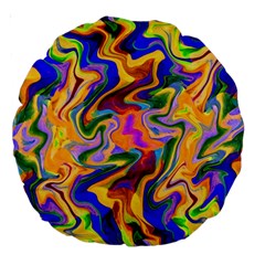 Ml-99 Large 18  Premium Round Cushions by ArtworkByPatrick