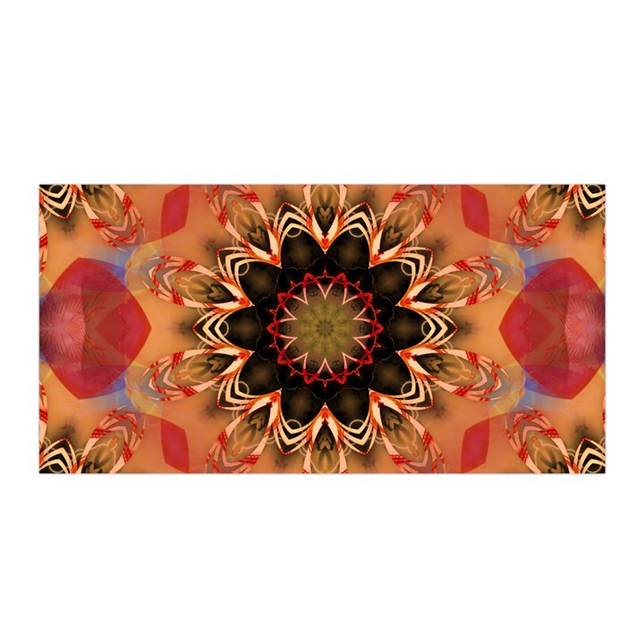 Abstract Kaleidoscope Design Satin Wrap