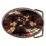 Library Tunnel Books Stacks Belt Buckles Front