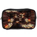 Library Tunnel Books Stacks Toiletries Bag (Two Sides) Back