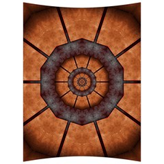 Abstract Kaleidoscope Texture Back Support Cushion by Pakrebo