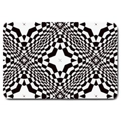 Tile Repeating Pattern Texture Large Doormat  by Pakrebo