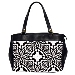 Tile Repeating Pattern Texture Oversize Office Handbag (2 Sides) by Pakrebo