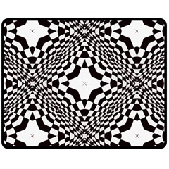 Tile Repeating Pattern Texture Double Sided Fleece Blanket (medium)  by Pakrebo