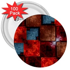 Abstract Depth Structure 3d 3  Buttons (100 Pack)  by Pakrebo