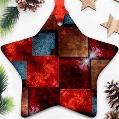 Abstract Depth Structure 3d Star Ornament (two Sides) by Pakrebo