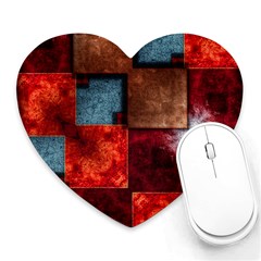 Abstract Depth Structure 3d Heart Mousepads by Pakrebo