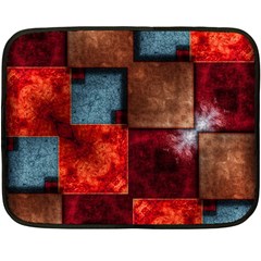 Abstract Depth Structure 3d Double Sided Fleece Blanket (mini)  by Pakrebo