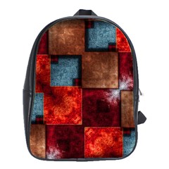 Abstract Depth Structure 3d School Bag (large) by Pakrebo