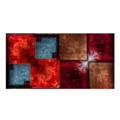 Abstract Depth Structure 3d Satin Shawl by Pakrebo