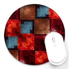 Abstract Depth Structure 3d Round Mousepads by Pakrebo